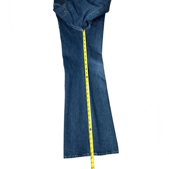 Levi's Ribcage  Bell Flared  Denim  Jeans - Picture 14 of 15
